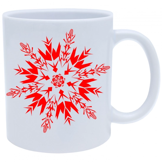 SUPER ŚWIĄTECZNY KUBEK PREZENT 330ml ŚNIEŻYNKA