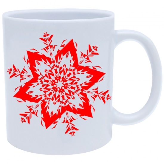 SUPER ŚWIĄTECZNY KUBEK PREZENT 330ml ŚNIEŻYNKA