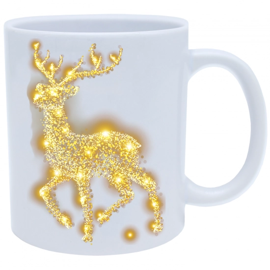 SUPER ŚWIĄTECZNY KUBEK PREZENT 330ml RENIFER