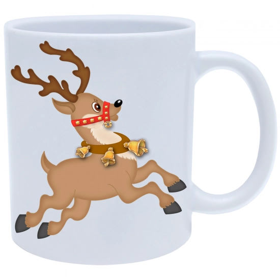 SUPER ŚWIĄTECZNY KUBEK PREZENT 330ml RENIFER