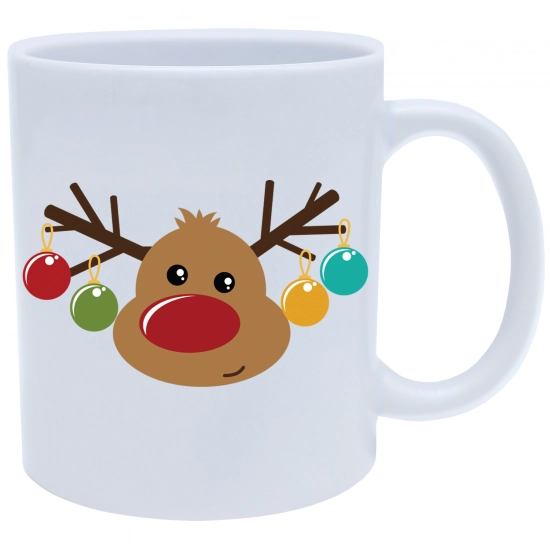 SUPER ŚWIĄTECZNY KUBEK PREZENT 330ml RENIFER