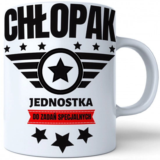 KUBEK DLA FACETA NADRUKIEM PREZENT DZIEŃ CHŁOPAKA