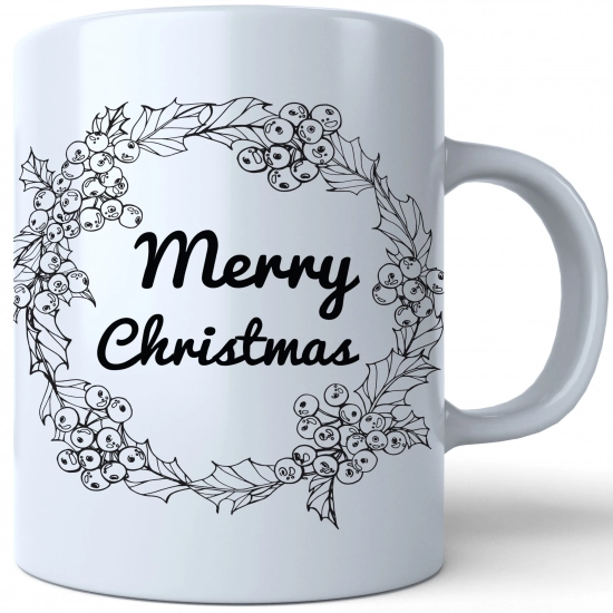 ŚWIĄTECZNY KUBEK 330ml PREZENT ŚWIĘTA POD CHOINKĘ