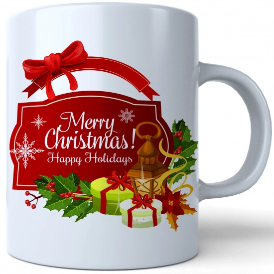 PREZENT ŚWIĄTECZNY ZESTAW KOC 160x200 + KUBKI