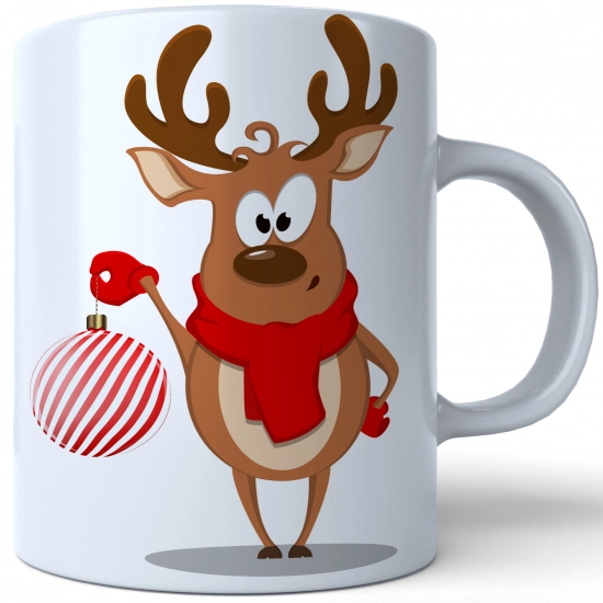 ŚWIĄTECZNY KUBEK 330ml PREZENT ŚWIĘTA POD CHOINKĘ