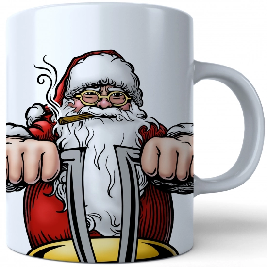 ŚWIĄTECZNY KUBEK 330ml PREZENT ŚWIĘTA POD CHOINKĘ