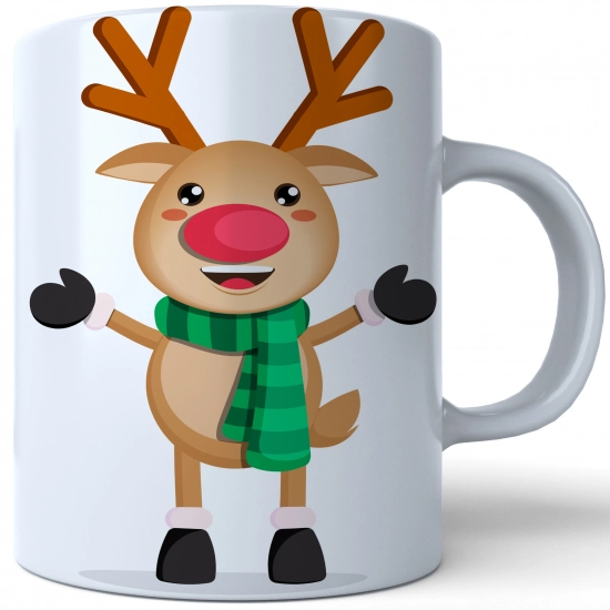 ŚWIĄTECZNY KUBEK 330ml PREZENT ŚWIĘTA POD CHOINKĘ