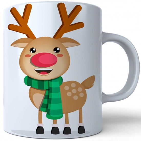 ŚWIĄTECZNY KUBEK 330ml PREZENT ŚWIĘTA POD CHOINKĘ