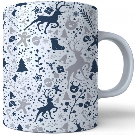 ŚWIĄTECZNY KUBEK 330ml PREZENT ŚWIĘTA POD CHOINKĘ