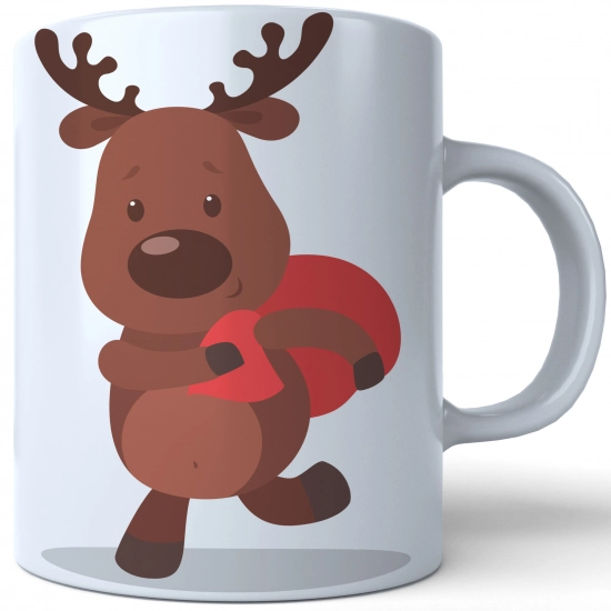 PREZENT ŚWIĄTECZNY ZESTAW KOC 160x200 + KUBKI