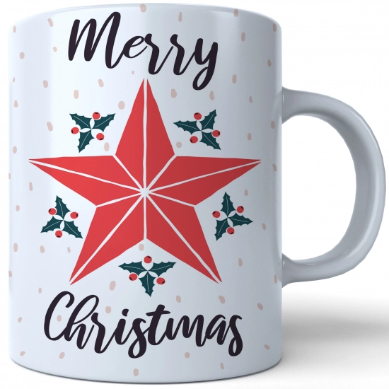 ŚWIĄTECZNY KUBEK 330ml PREZENT ŚWIĘTA POD CHOINKĘ