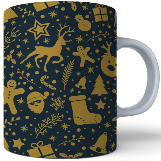 PREZENT ŚWIĄTECZNY ZESTAW KOC 160x200 + KUBKI