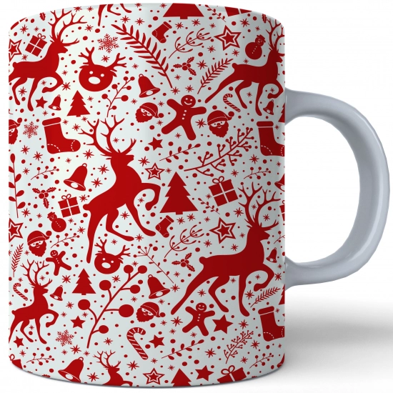 PREZENT ŚWIĄTECZNY ZESTAW KOC 160x200 + KUBKI