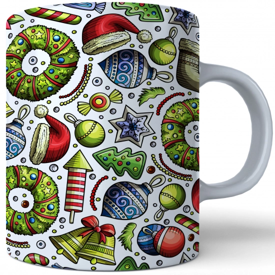 PREZENT ŚWIĄTECZNY ZESTAW KOC 160x200 + KUBKI