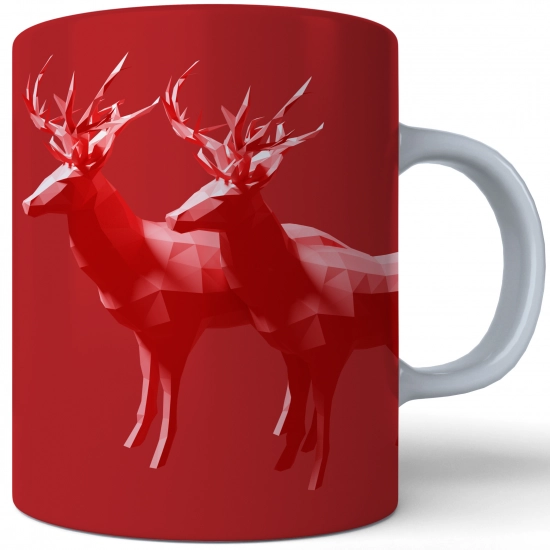 PREZENT ŚWIĄTECZNY ZESTAW KOC 160x200 + KUBKI