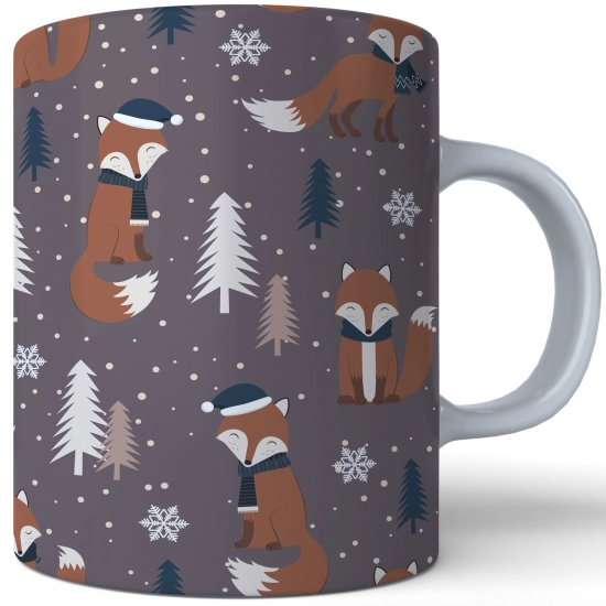 ŚWIĄTECZNY KUBEK 330ml PREZENT ŚWIĘTA POD CHOINKĘ