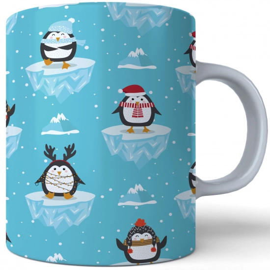 ŚWIĄTECZNY KUBEK 330ml PREZENT ŚWIĘTA POD CHOINKĘ