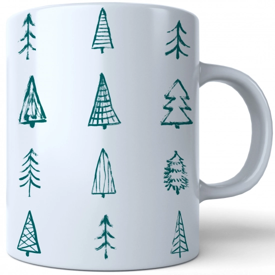 ŚWIĄTECZNY KUBEK 330ml PREZENT ŚWIĘTA POD CHOINKĘ