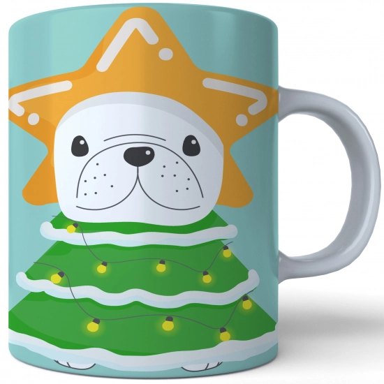 ŚWIĄTECZNY KUBEK 330ml PREZENT ŚWIĘTA POD CHOINKĘ