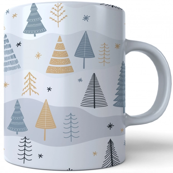 ŚWIĄTECZNY KUBEK 330ml PREZENT ŚWIĘTA POD CHOINKĘ