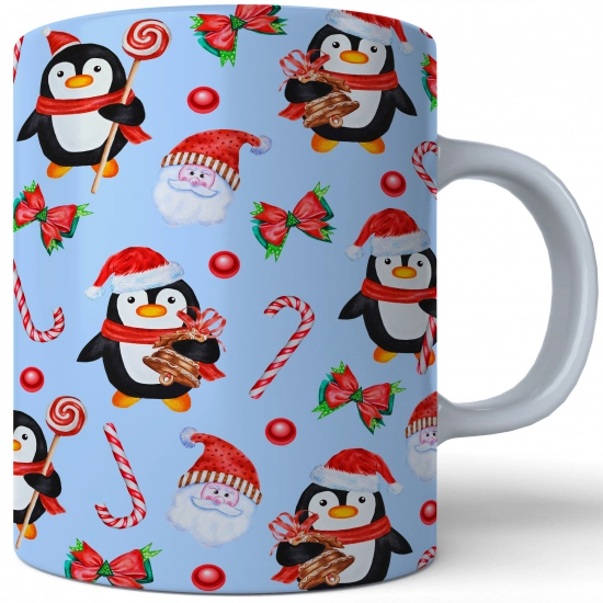 ŚWIĄTECZNY KUBEK 330ml PREZENT ŚWIĘTA POD CHOINKĘ