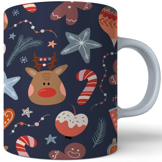 PREZENT ŚWIĄTECZNY ZESTAW KOC 160x200 + KUBKI