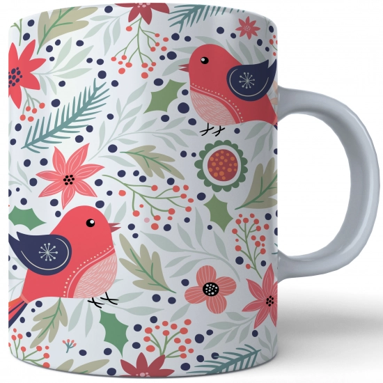 ŚWIĄTECZNY KUBEK 330ml PREZENT ŚWIĘTA POD CHOINKĘ