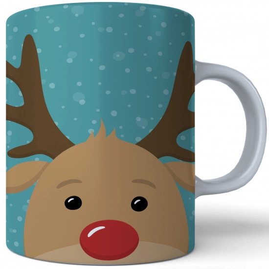 ŚWIĄTECZNY KUBEK 330ml PREZENT ŚWIĘTA POD CHOINKĘ