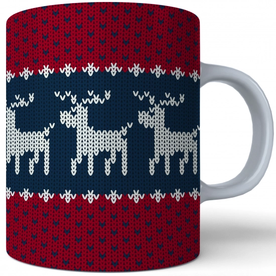 ŚWIĄTECZNY KUBEK 330ml PREZENT ŚWIĘTA POD CHOINKĘ