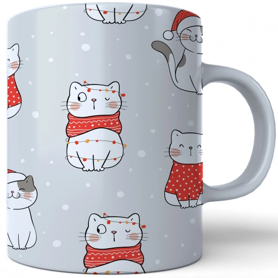 ŚWIĄTECZNY KUBEK 330ml PREZENT ŚWIĘTA POD CHOINKĘ