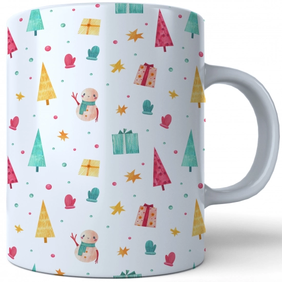 ŚWIĄTECZNY KUBEK 330ml PREZENT ŚWIĘTA POD CHOINKĘ