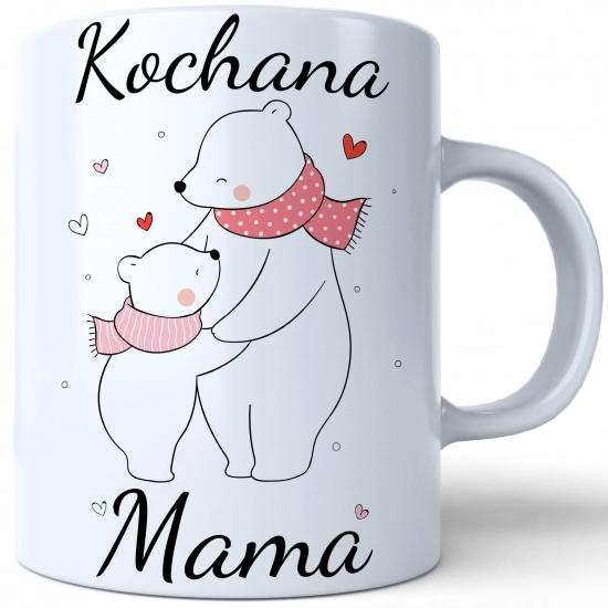 KUBEK 330ml DLA MAMY Z NADRUKIEM NA PREZENT DZIEŃ MATKI MAMA MAMUSIA