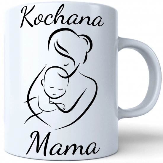 KUBEK 330ml DLA MAMY Z NADRUKIEM NA PREZENT DZIEŃ MATKI MAMA MAMUSIA