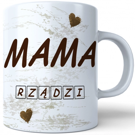 KUBEK 330ml DLA MAMY Z NADRUKIEM NA PREZENT DZIEŃ MATKI MAMA MAMUSIA