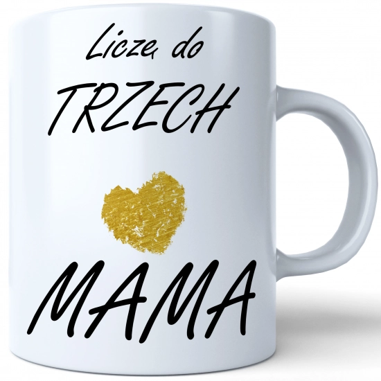 KUBEK 330ml DLA MAMY Z NADRUKIEM NA PREZENT DZIEŃ MATKI MAMA MAMUSIA