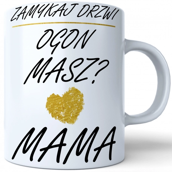 KUBEK 330ml DLA MAMY Z NADRUKIEM NA PREZENT DZIEŃ MATKI MAMA MAMUSIA