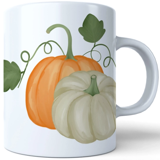 JESIENNY KUBEK 330ml NA HERBATĘ KAWĘ NA PREZENT JESIEŃ DYNIA