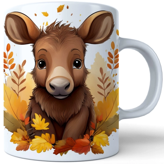 JESIENNY KUBEK 330ml NA HERBATĘ KAWĘ NA PREZENT JESIEŃ ŁOŚ