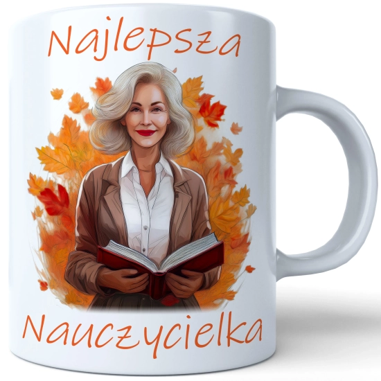 KUBEK DZIEŃ NAUCZYCIELA WYCHOWAWCY PREZENT NAUCZYCIEL NAUCZYCIELKA MATEMATYKI BIOLOGII POLSKIEGO CHEMII