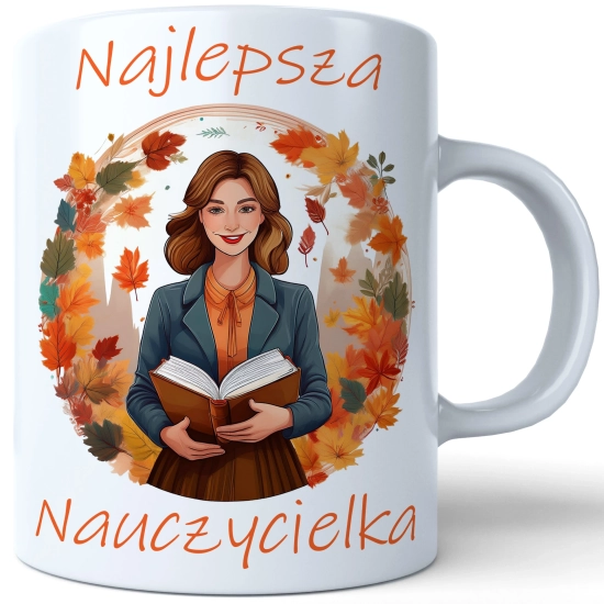 KUBEK DZIEŃ NAUCZYCIELA WYCHOWAWCY PREZENT NAUCZYCIEL NAUCZYCIELKA MATEMATYKI BIOLOGII POLSKIEGO CHEMII