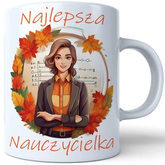 KUBEK DZIEŃ NAUCZYCIELA WYCHOWAWCY PREZENT NAUCZYCIEL NAUCZYCIELKA MATEMATYKI BIOLOGII POLSKIEGO CHEMII