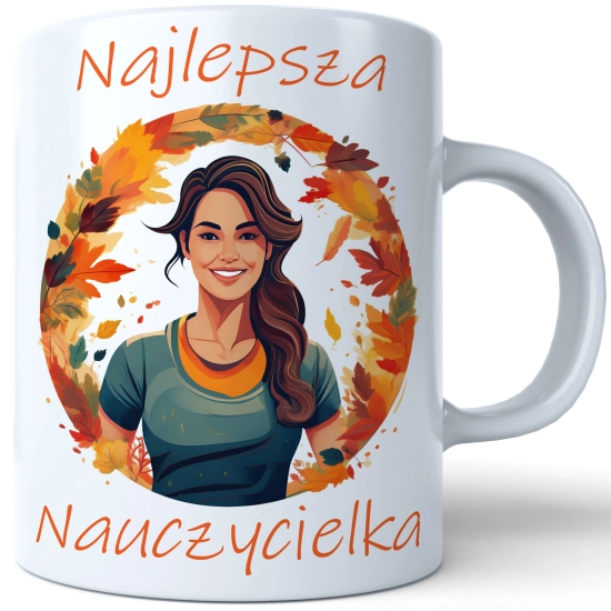 KUBEK DZIEŃ NAUCZYCIELA WYCHOWAWCY PREZENT NAUCZYCIEL NAUCZYCIELKA MATEMATYKI BIOLOGII POLSKIEGO CHEMII