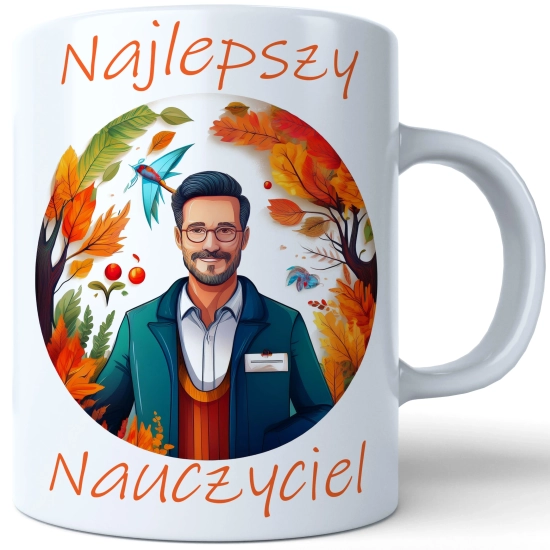 KUBEK DZIEŃ NAUCZYCIELA WYCHOWAWCY PREZENT NAUCZYCIEL NAUCZYCIELKA MATEMATYKI BIOLOGII POLSKIEGO CHEMII