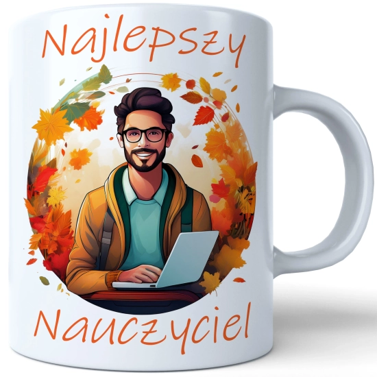 KUBEK DZIEŃ NAUCZYCIELA WYCHOWAWCY PREZENT NAUCZYCIEL NAUCZYCIELKA INFORMATYKI GEOGRAFII MATEMATYKI BIOLOGII POLSKIEGO