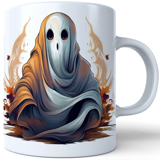 HALLOWEENOWY KUBEK 330ml NA HERBATĘ KAWĘ NA PREZENT DUCH DYNIE