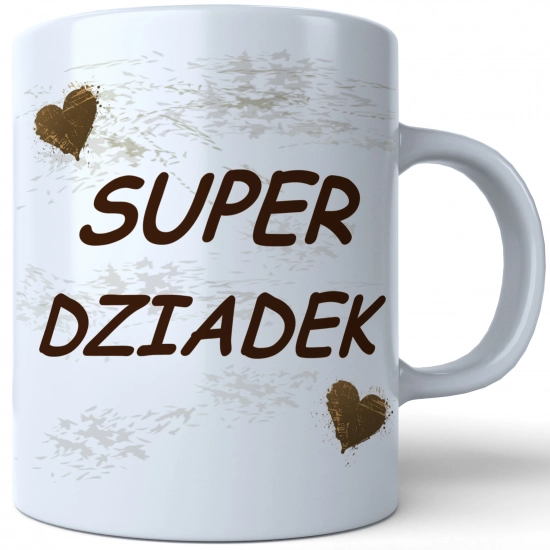 PREZENT DZIEŃ DZIADKA RĘCZNIK KUBEK SUPER DZIADEK