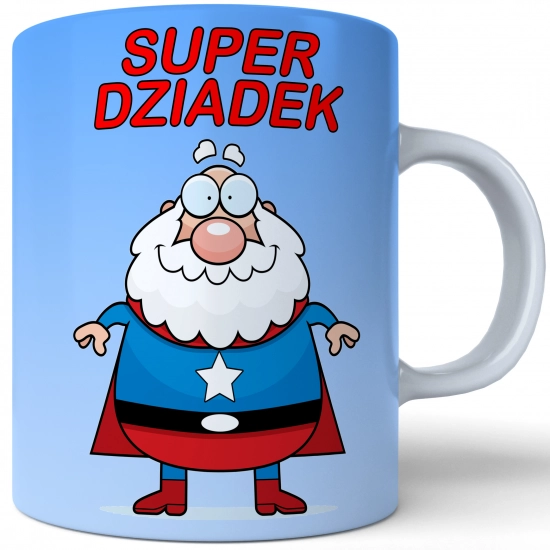 PREZENT DZIEŃ DZIADKA RĘCZNIK KUBEK SUPER DZIADEK