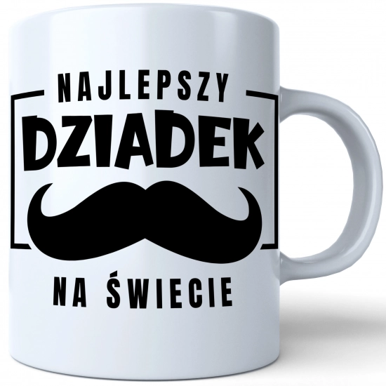 PREZENT DZIEŃ DZIADKA RĘCZNIK KUBEK SUPER DZIADEK