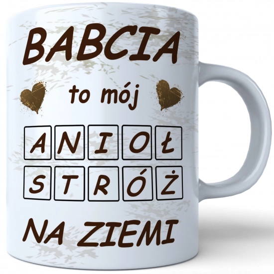 PREZENT DZIEŃ BABCI RĘCZNIK KUBEK SUPER BABCIA