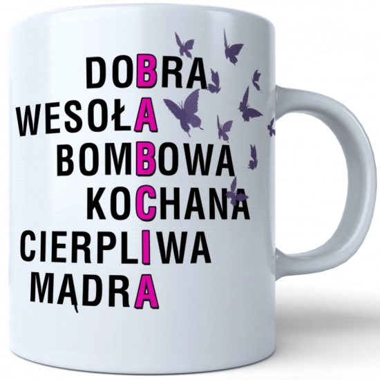 KUBEK DLA SUPER BABCIA DZIEŃ BABCI PREZENT